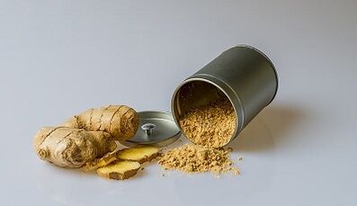 Pommade au gingembre pour le traitement de l'ostéochondrose du cou