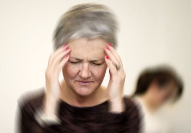 Étourdissements pour l'ostéochondrose cervicale