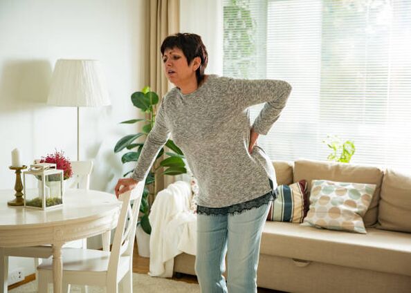 Ostéochondrose chez une femme